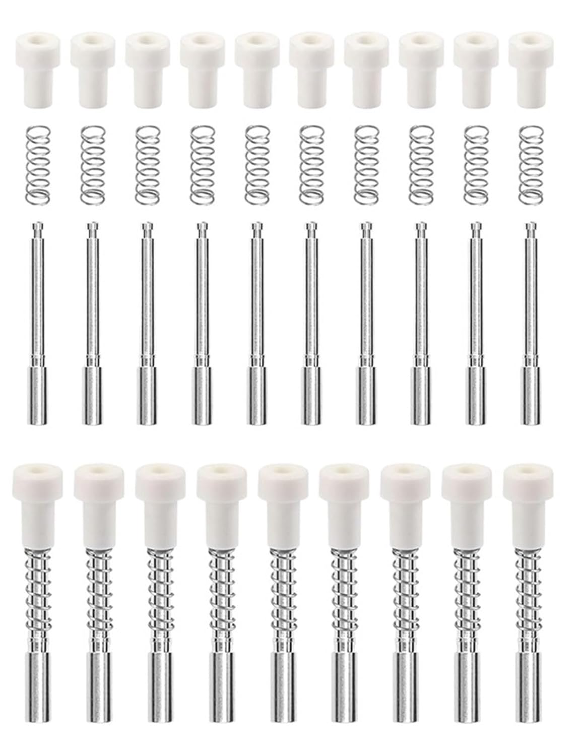 Window Screen Pins 30/60pcs Window Screen Replacement Plunger Pins 5/32 X 1-1/2 Inch for 3/4" Frame Latch Set(30pcs)