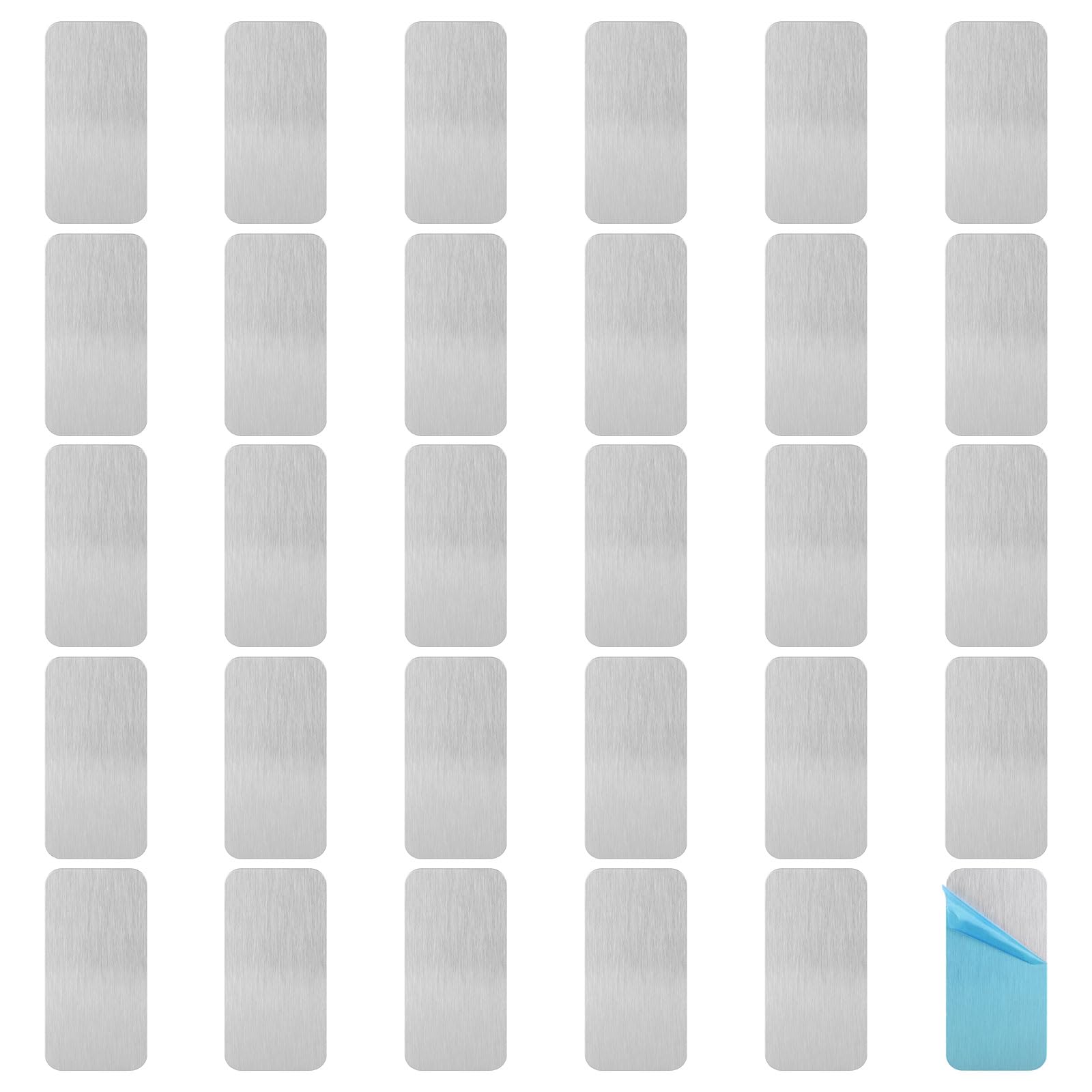 UFURMATE 30Pcs Under Cabinet Lights Mounting Strips, Vent Cover Replacement Strips for Magnetic LED Lights Closet Light(Not Magnets)