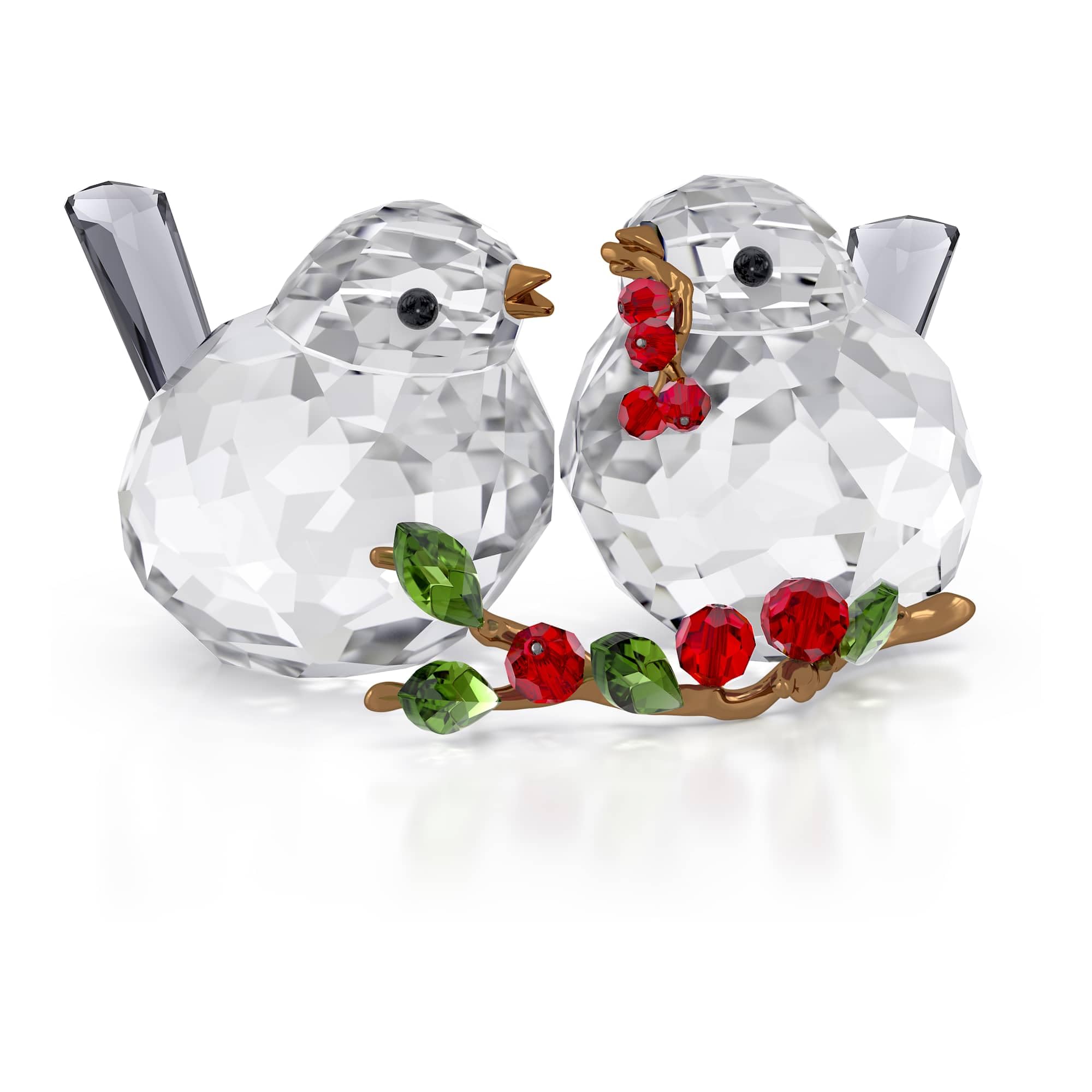 Swarovski Bronze Idyllia Bird Couple And Berries