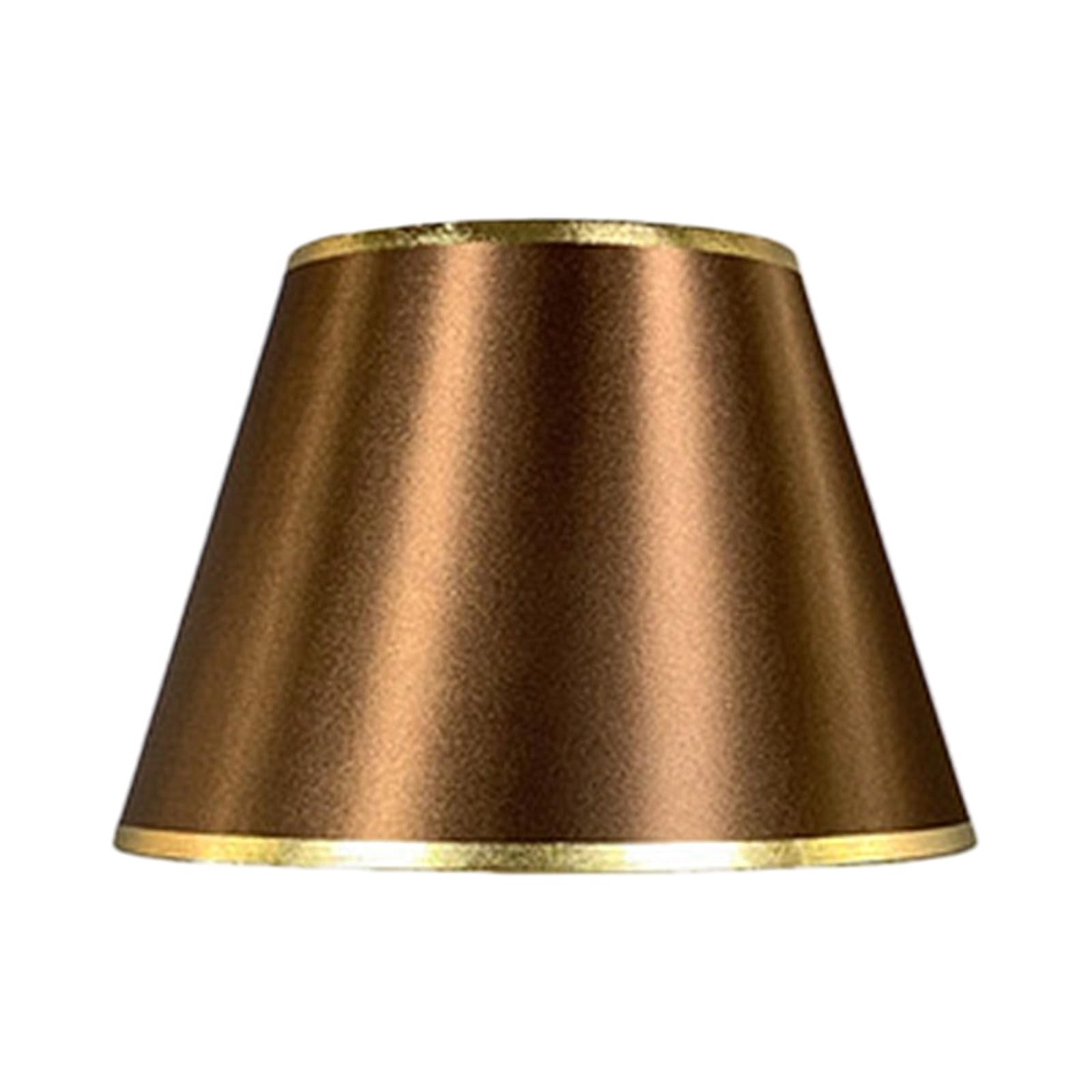 Linvimia Coffee Gold Wall Light Cover Table Light Shade Elegant Cloth Round Lampshades Home Offices Decorative Lighting Cover Enduring Decorative Lighting Accessories