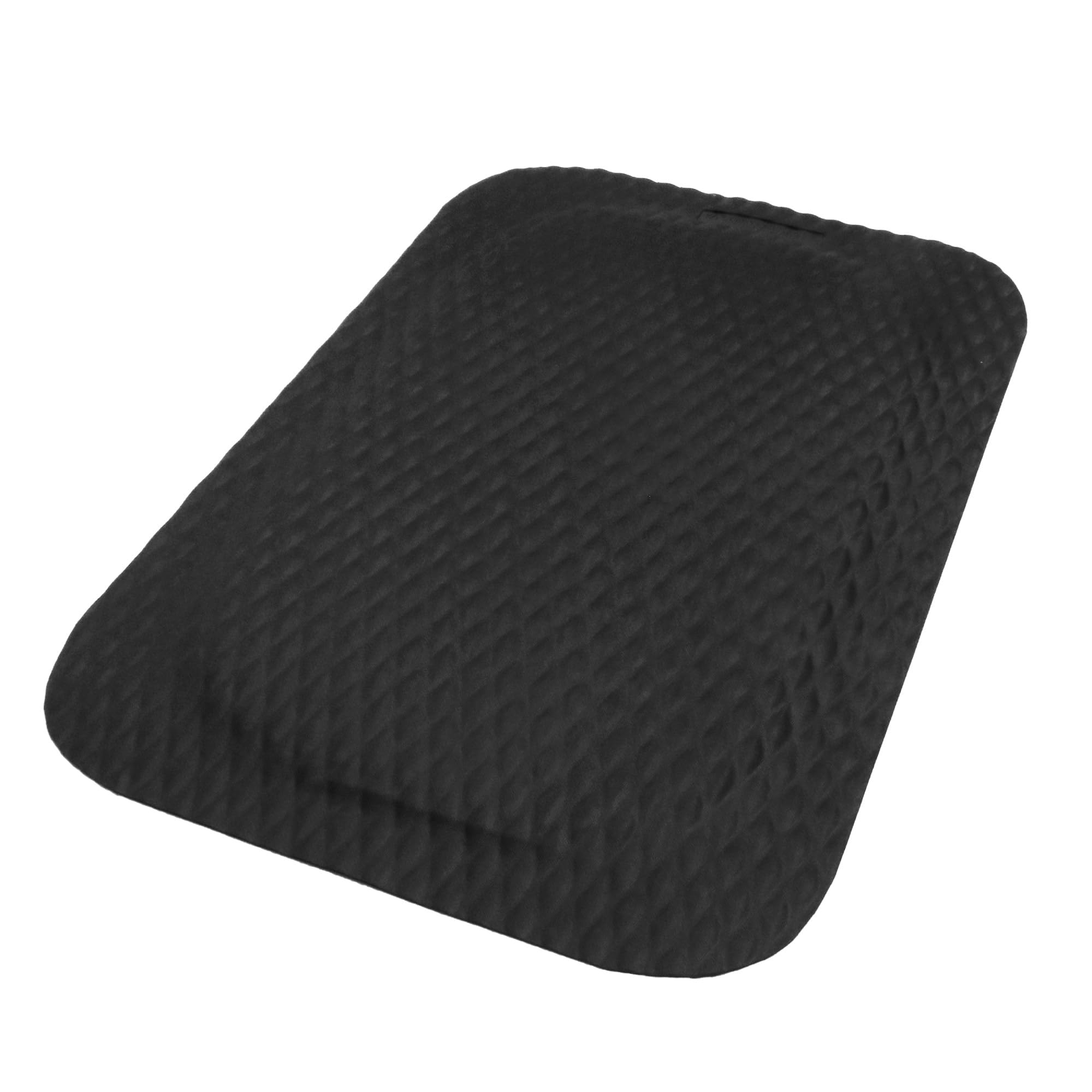 M+A Matting Hog Heaven Ergonomic Industrial-Grade Anti-Fatigue Mat 7/8" 12' Length x 3' Width x Black by M+A Matting