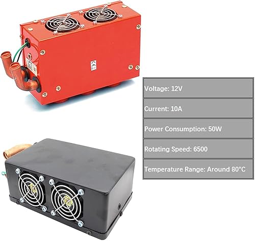 Miniatura 4 de Calentador de coche de 12 V, 50 W, portátil, ventilador descongelador, 3 puertos, descongelador, descongelador, calentador de ventilador de coche,