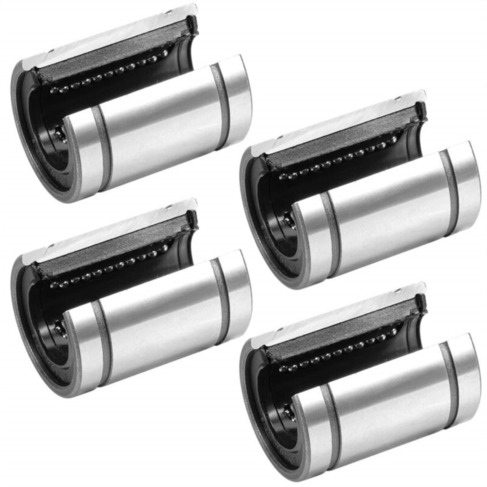 Lot de 4/10 roulements de mouvement linéaires coulissants LM10UUOP LM12UUOP LM13UUOP LM16UUOP LM20UUOP pour tiges de guidage Pièces d'arbre linéaire (LM30UUOP 30X45X64,4PCS)