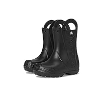 Crocs Handle It Rain Boot T, Stivali Unisex – Bambini e Ragazzi, Nero, 20, 21 EU