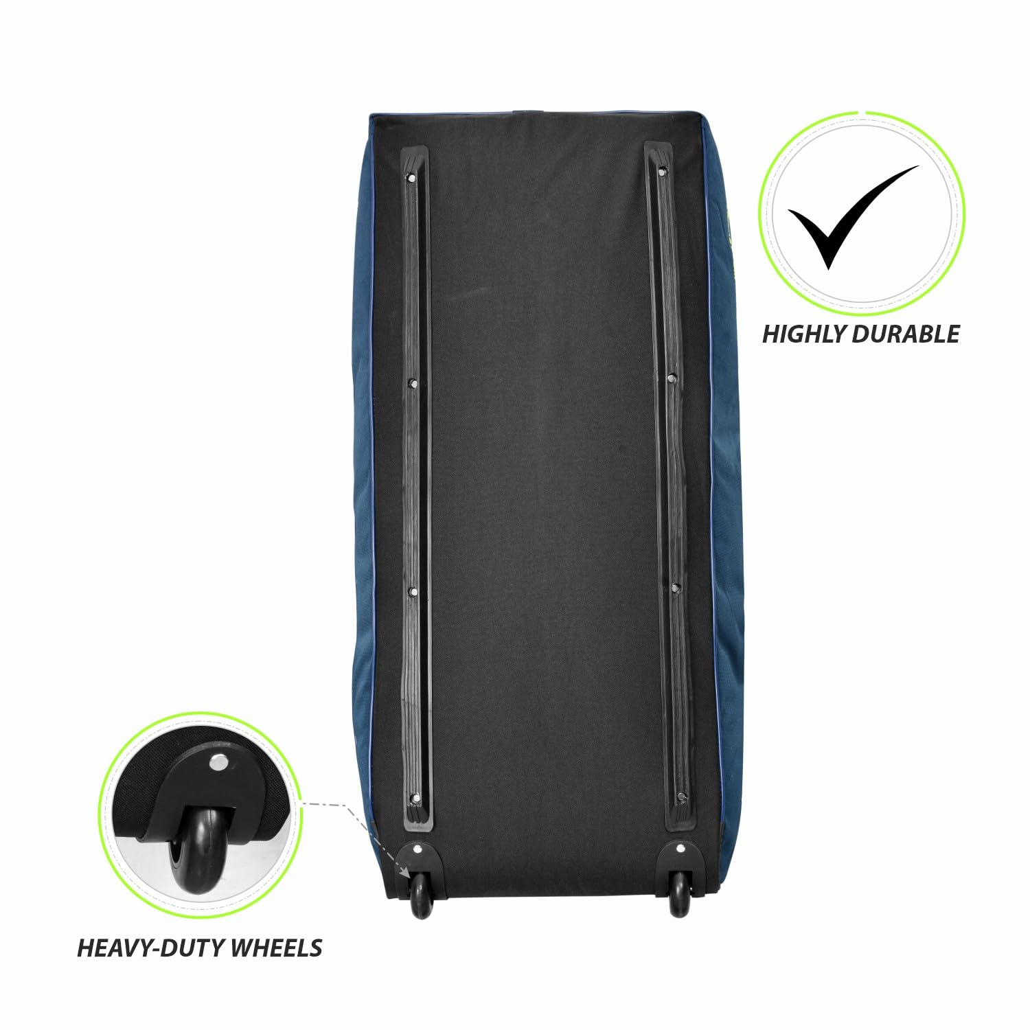 DSC Condor Patrol Wheelie Polyester Cricket Kit Bag (Green) - Image 5 thumbnail