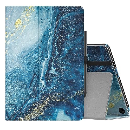 Image of MoKo Case Fits All-New Amazon Kindle Fire HD 10 & 10 Plus Tablet (13th /11th Generation, 2023 /2021 Release) 10.1 inch - Slim Folding Stand Cover with Auto Wake /Sleep, Gilding Texture