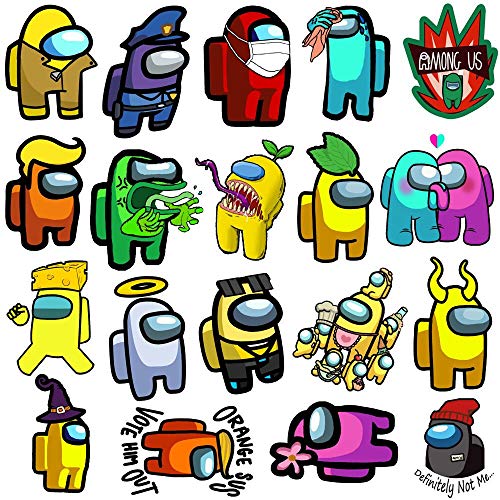 200 PCS Vinyl Waterproof Among Us Stickers - Video Game Stickers Cartoon Decals for Laptop Water Bottles Luggage Computer Cellphone Skateboard - DIY Decoration Gifts for Teens