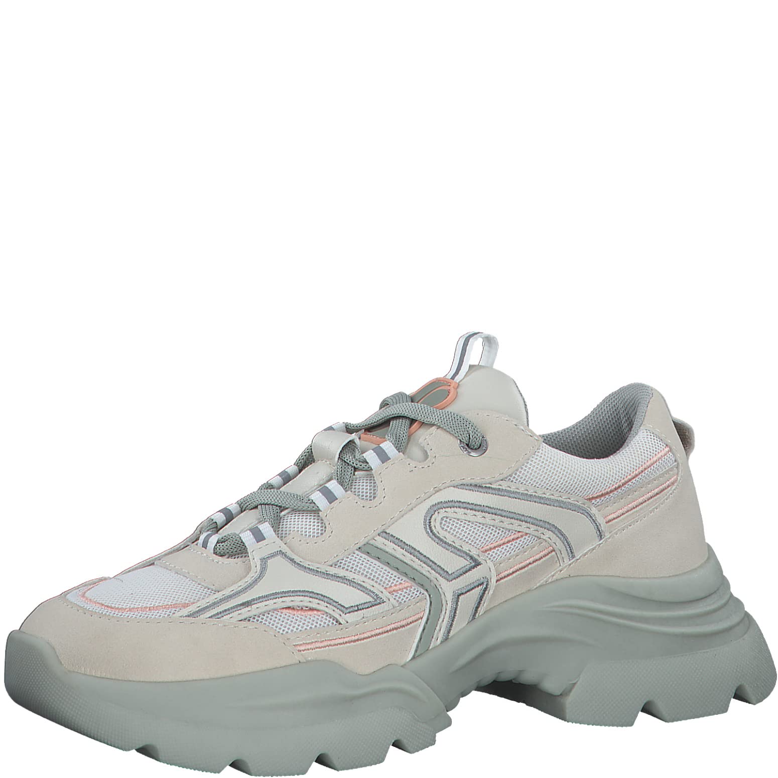 s.Oliver Women's 5-5-23621-30 Trainers, Beige Comb, 8 UK