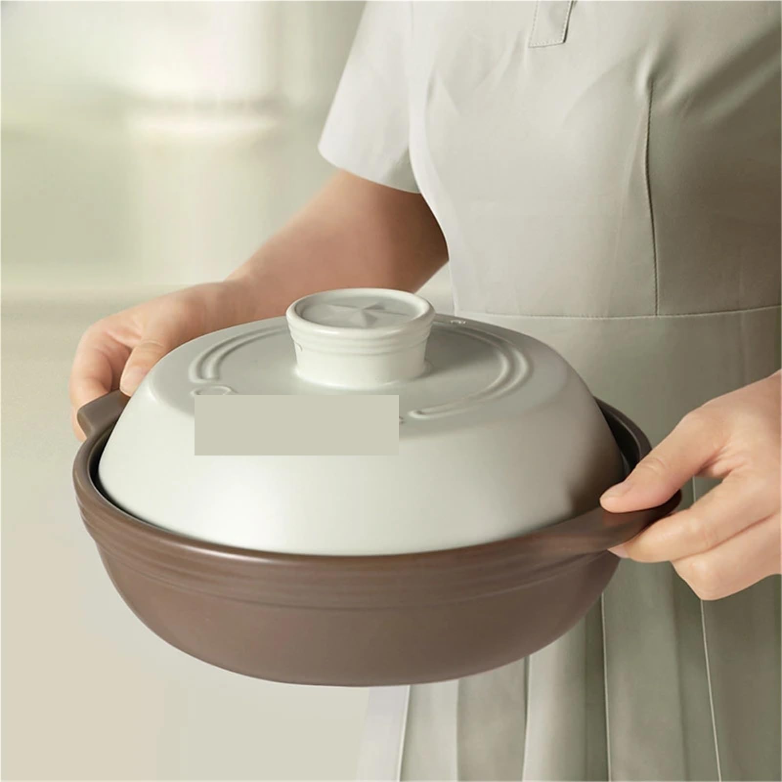 Zuppa in casseruola in ceramica resistente alle alte temperature che cucina congee for uso domestico a gas aperto Per Le Cene Di Tutti I Giorni(1500ML)