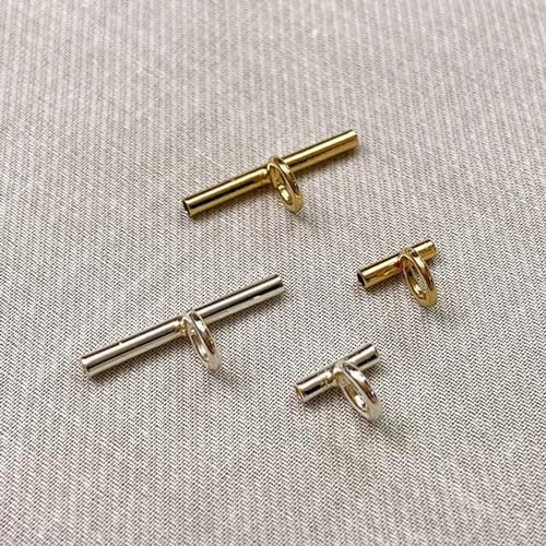 Image of PURPLELILY Convertible Necklace and Brooch Adapter Pin to Pendant Converters Jewelry Accessories Alloy Material for Brooch Necklace, 20mm, Metal, Silver