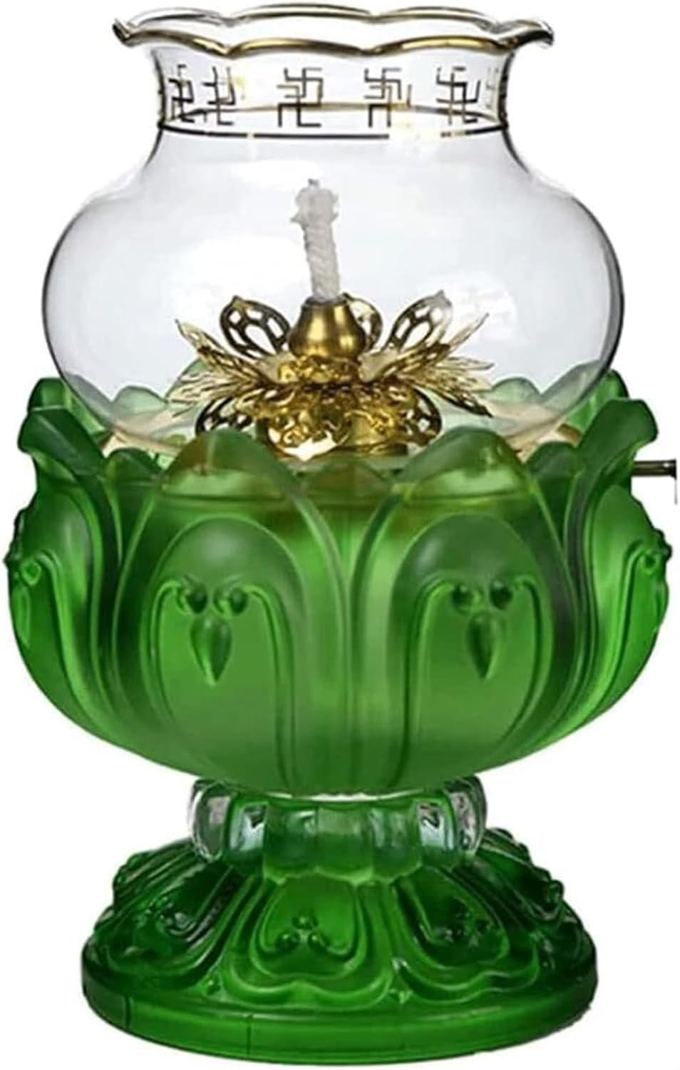 Oil Lamps Hurricane Lamp Vintage Kerosene Lamp Oil Lamps Buddha Front Indoor and Outdoor Hurricane Lamp Clear Shade Kerosene Lights Churches