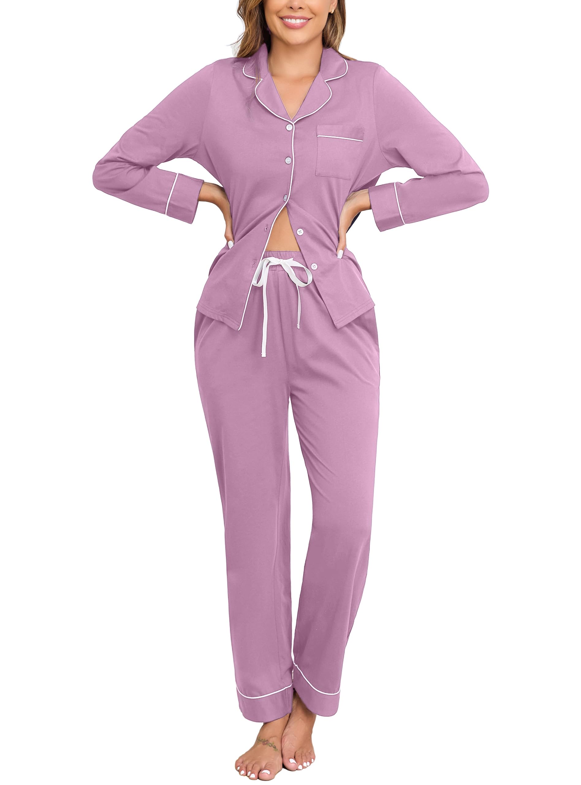 Veseacky 100% Cotton Women's Pajama Set