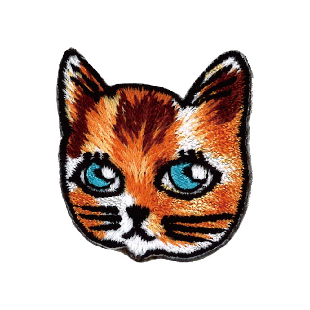 Patch Minoda Catcat mike c01y9664 réparer vêtement troué écusson chat thermocollant