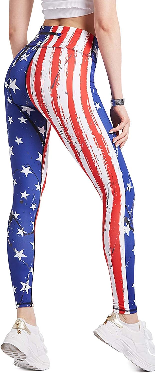 patterned compression tights