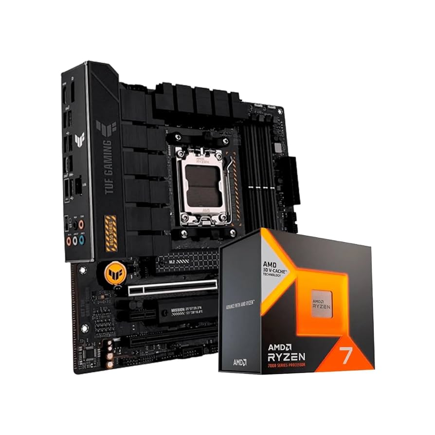 Ryzen7 7800x3d セット Kit Upgrade AMD Ryzen 7 7800X3D, Placa Mãe Asus TUF Gaming