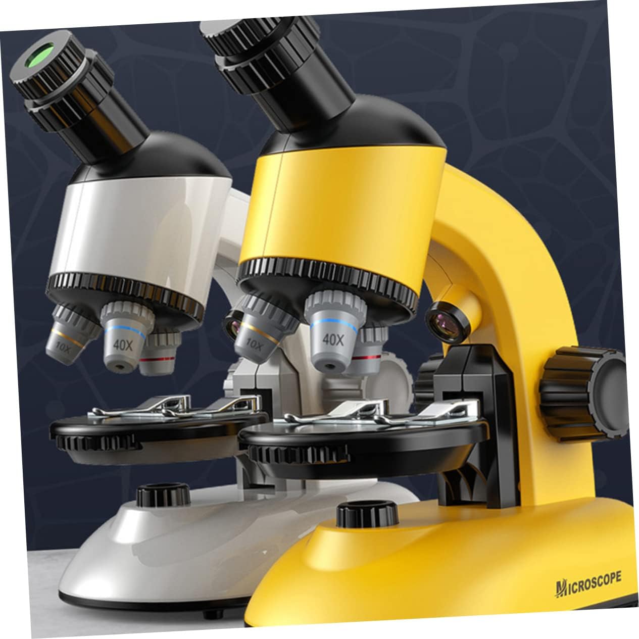 1set High-Definition Boy Girl's Microscope Educational Experiment Teaching Supply Led Light for Specimen Observation Mini Magnifier for Early Learning and Science Exploration