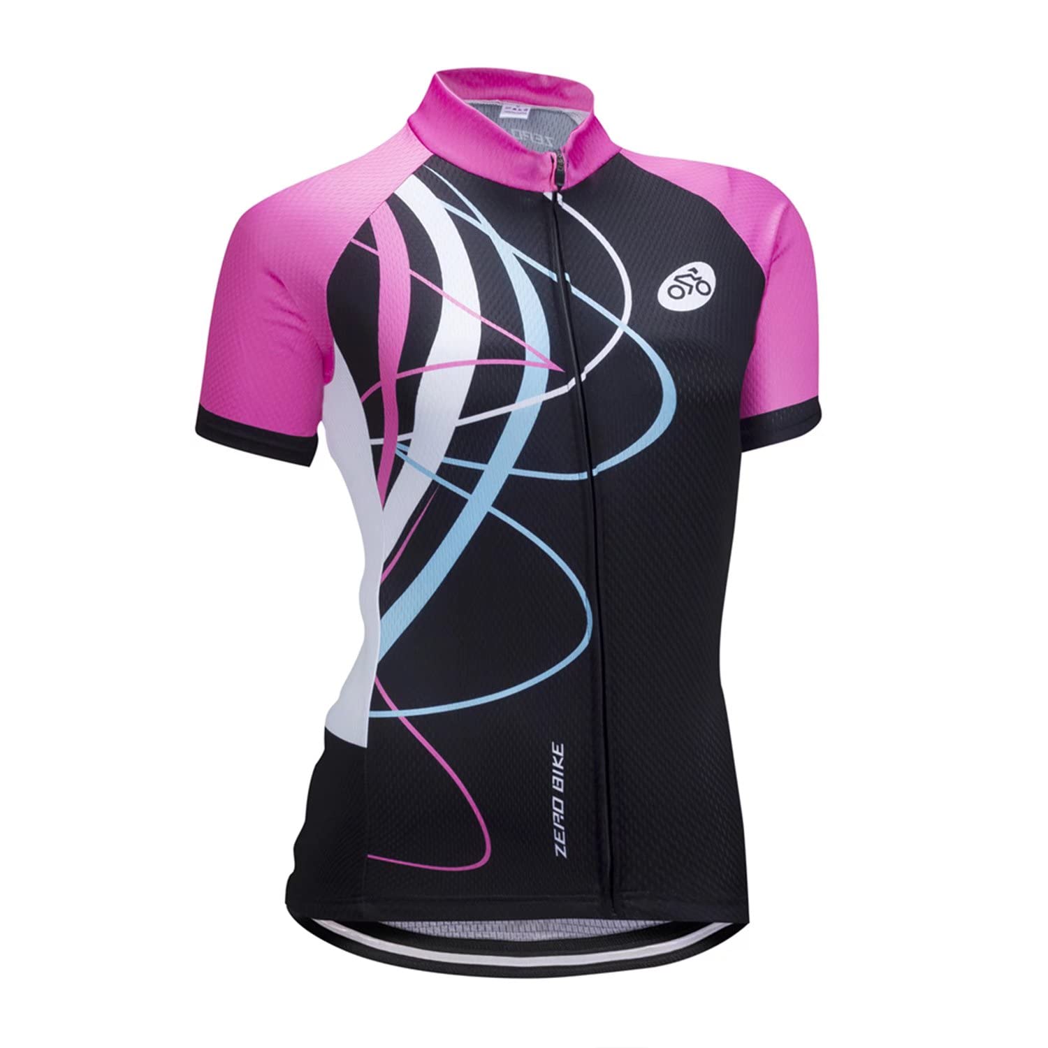 Manga Corta Ciclismo MTB Maillot para Mujer, Jersey Ropa Transpirable para Deportes al Aire Libre Ciclo Bicicleta