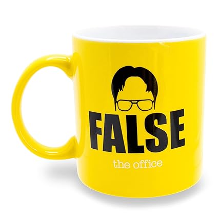 Silver Buffalo The Office Dwight Schrute Shirt Ceramic Mug | Holds 20 Ounces
