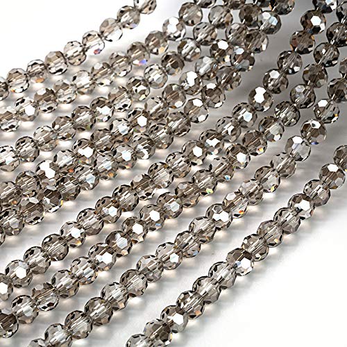 Perles De Verre Rondes Facettées Pour La Fabrication De Bijoux