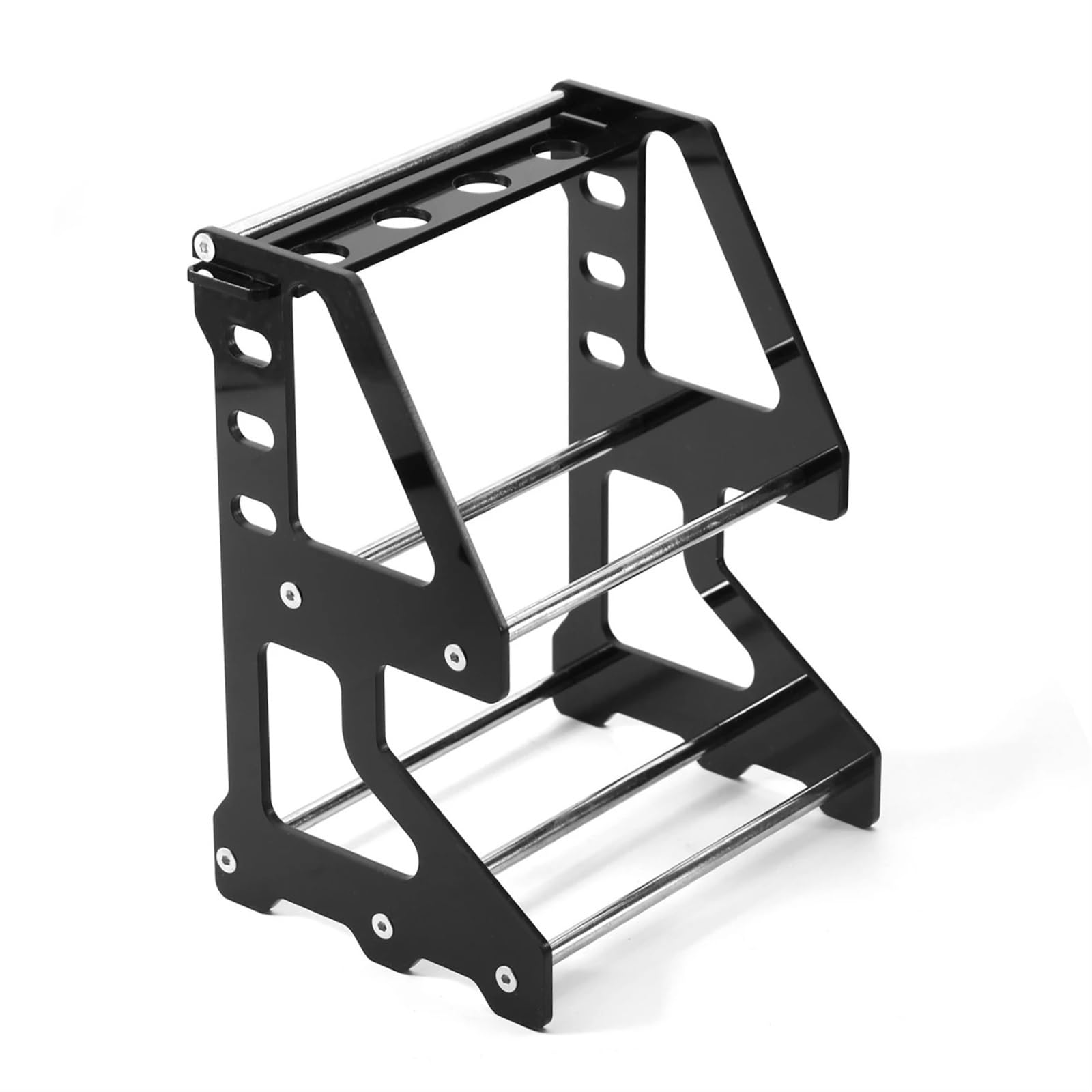 Wheel Tires Rack Tire Storage Rack for 1/10 On-Road Racing Rally Drift Car Tamiya Kyosho 1/18 1/24 RC Crawler Car TRX4M SCX24