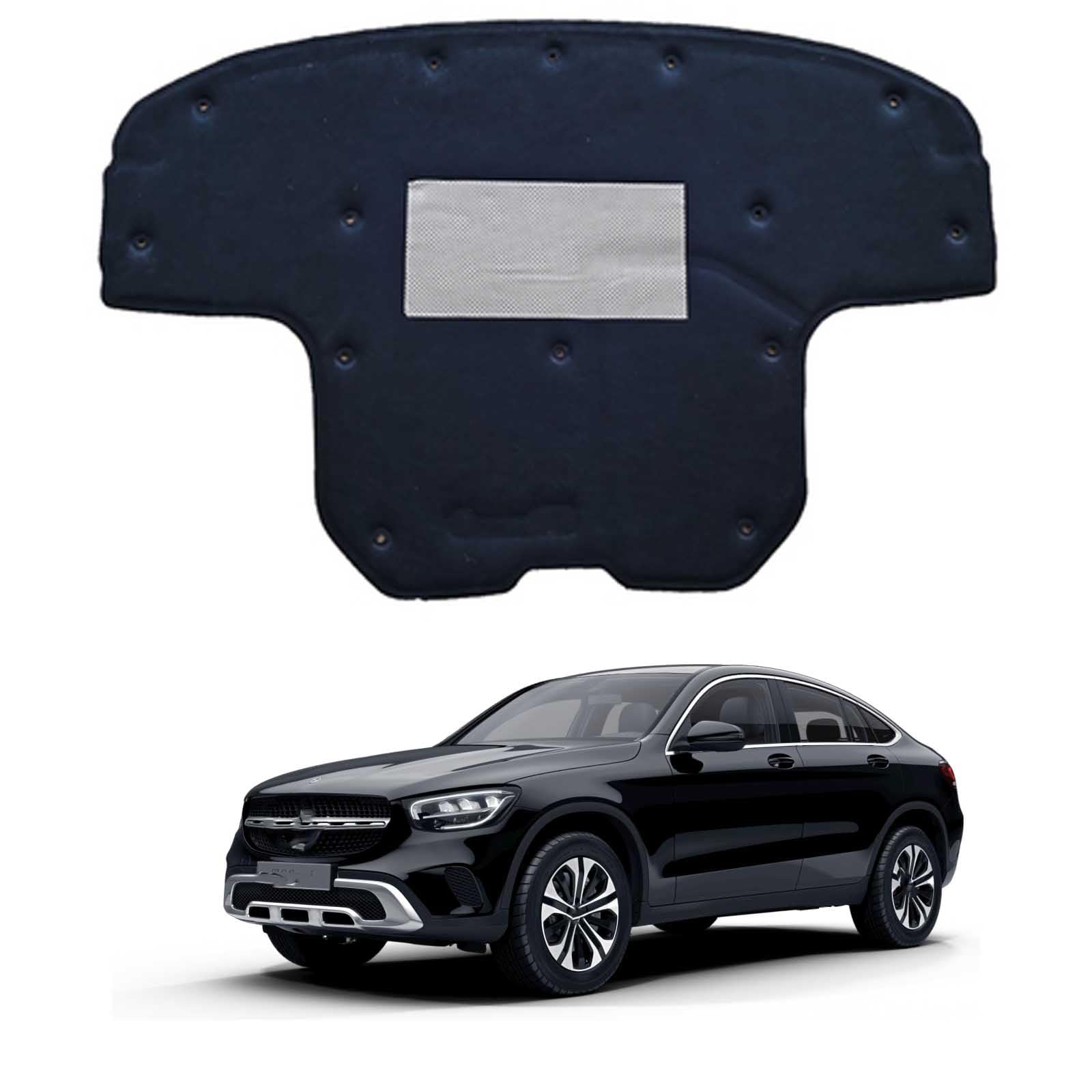 Almohadilla aislante para motor con aluminio Mercedes GLC W253 OE 2536820026