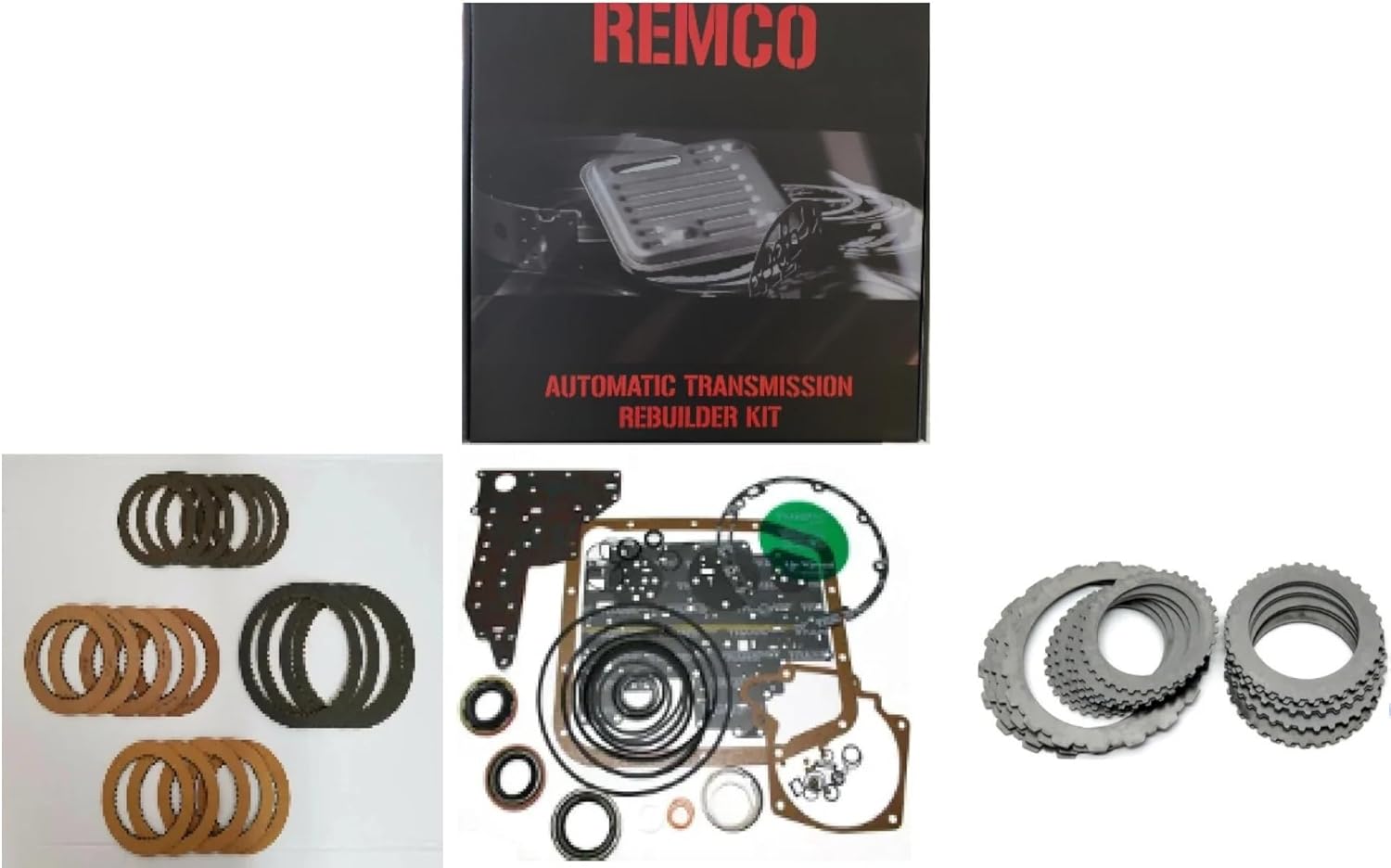 4R75W(04-UP) TRANSMISSION MASTER KIT WITH OVERHAULT KIT CLUTCHES AND STEELS W/OUT PISTONS