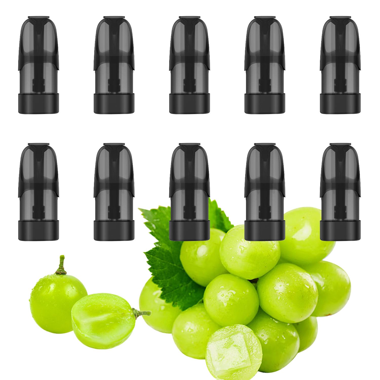 ECOCCO Dr.Vape Model3互換用 ドクターベイプモデル3に使用 電子タバコ ドクター 互換カートリッジ ベイプ3互換 モデル3対応 ベイプ 交換用リキッドポッド (compatible vape pod for dr model3)​​ 日本製 (シャインマスカット)