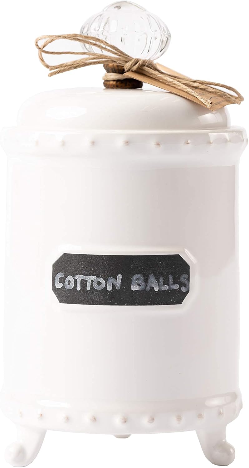 Mud Pie Circa Chalkboard Label Bath Canister Set of 2