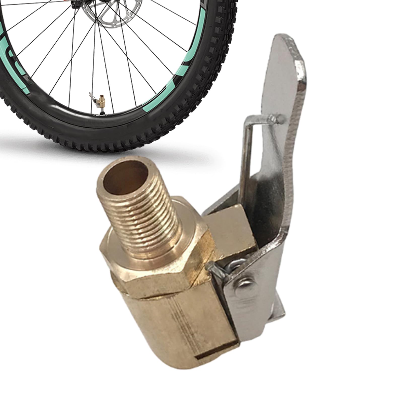 Tire Air Chuck - No Leakage Tire Chuck | Air Compressor Portable Inflator Hose End with Barb Connector for Hose Repair