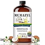 Coconut Vanilla Essential Oil, Coconut Vanilla Oil 16 Fl Oz 480ML for Diffuser Humidifier Yoga Cleaning DIY Candle Soap Making Essential Oils