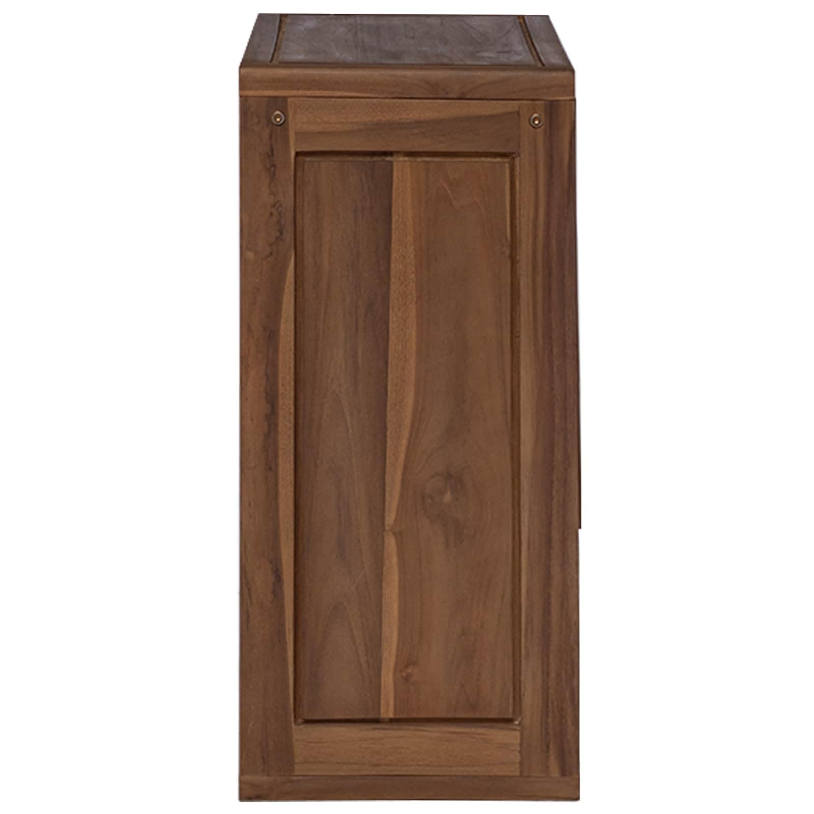 Mensola laterale da bagno in legno di teak, 45 x 30 x 70 cm
