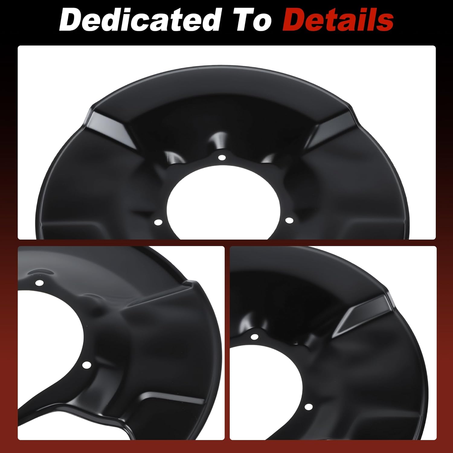 Front Left Right Brake Dust Shield for Honda CR-V CRV 2007 2008 2009 2010 2011 Front Driver Passenger Side Disc Brake Backing Plate Splash Cover Metal 45255STKA0 2 Pcs