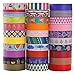 Produktbild 30 Rollen Washi Tape Set - 10mm breit, bunte Blumenart Design, dekorative Abdeckband für DIY Craft Scrapbooking Geschenkpapier