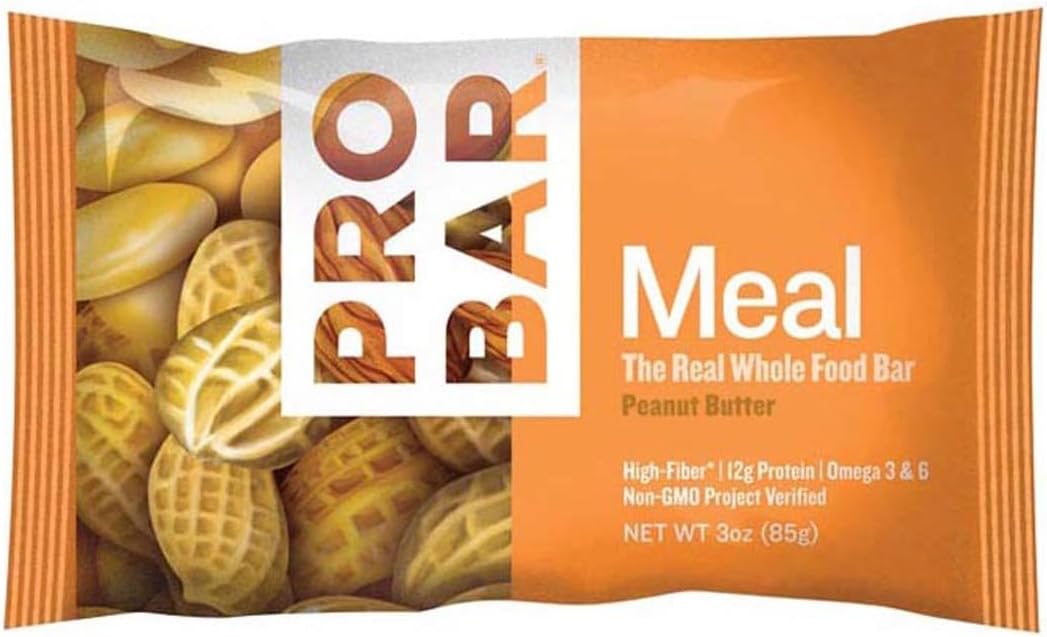 ProBar Meal Food Energy Bar - Box of 12 (Peanut Butter)
