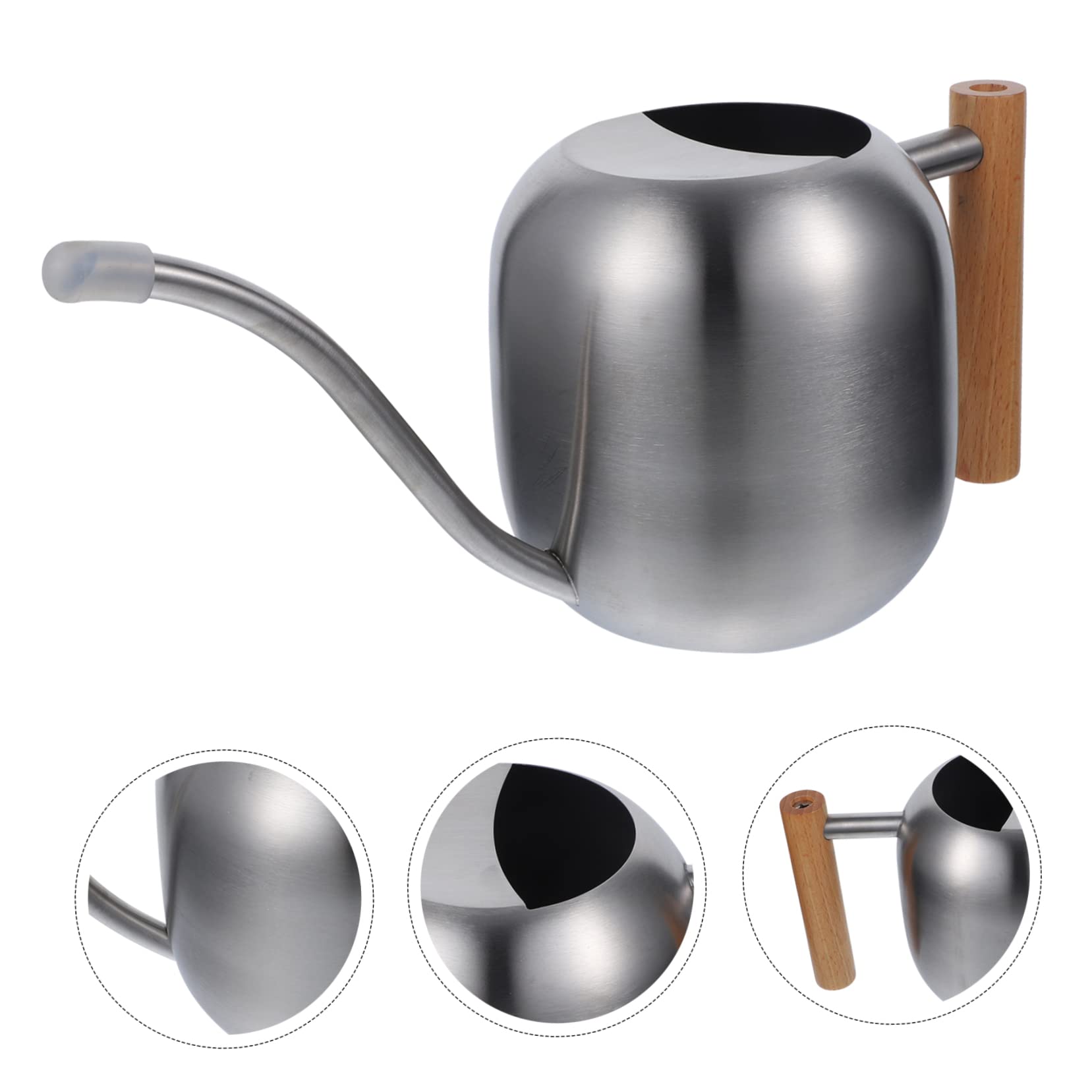 Annaffiatoio per Piante da Bollitore in Acciaio Inox con Impugnatura Ergonomica per Piccoli Spazi E