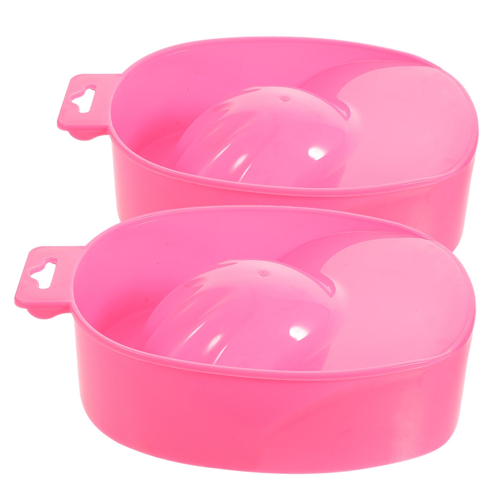 SOESFOUFU Nail Soak Trays Manicure Soaking Bowls 2pcs Nail Art Bowls Cuticle Soak Dip