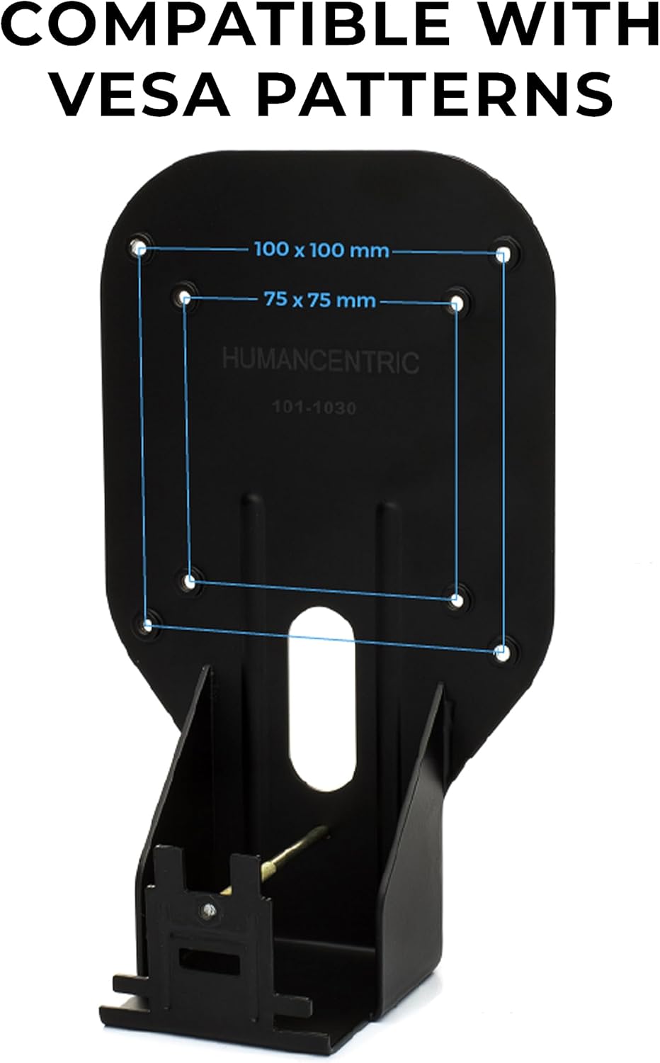HumanCentric VESA Mount Adapter for Acer Monitor XG270HU, G247HYU, G277HU, R240HY Abmidx, Does not fit R240HY bidx, Works with 75x75 and 100x100mm Patterns, Hardware Included
