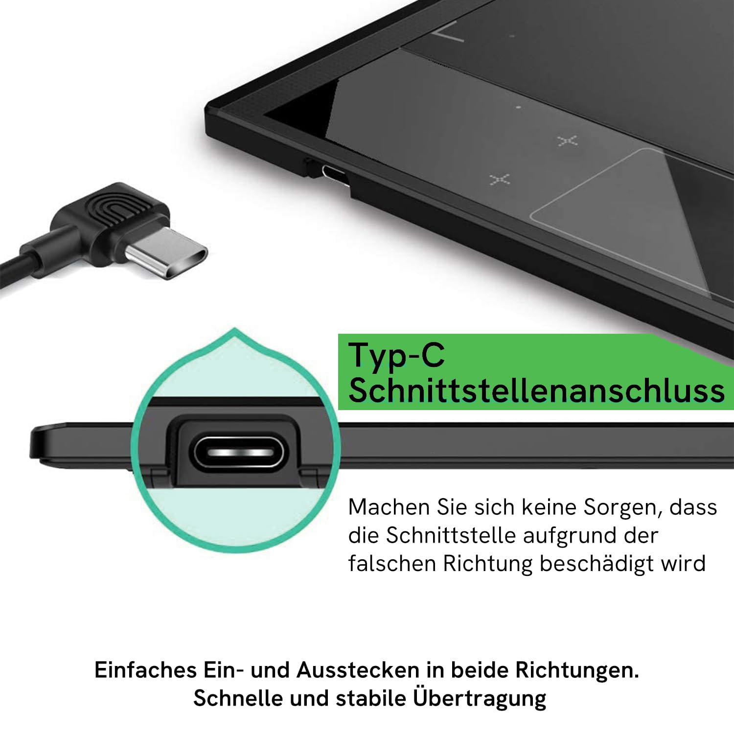 Grafiktablett VEIKK A30 V2 10x6 Zoll mit 4 Sensortasten und einem Gestenpad,Grafiktabletts mit Batterielosem Stift und 8192 Druckstufen, Drawing Tablet Kompatibel mit Win/Linux/Android/Mac