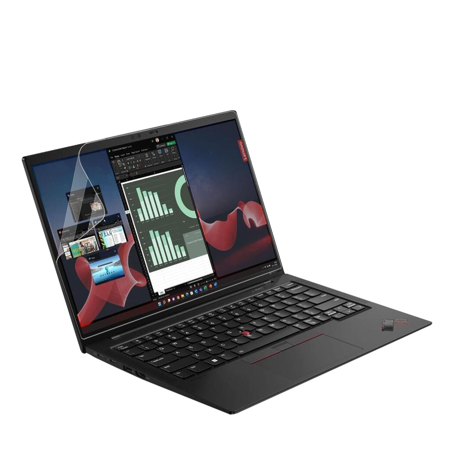 2 Pack 14 inch Anti Glare Screen Protector for Lenovo ThinkPad X1 Carbon (Gen 13/12),ThinkPad T14s Gen 6/5, ThinkPad T14/P14s/L14 (Gen 5),ThinkPad E14 Gen 6 Laptop, Eye Protection Anti Glare Filter