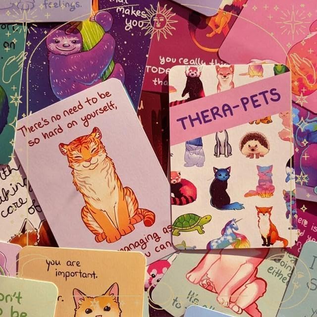 Amazon.co.jp: Affirmation Cards Cute Animal Healing Animal