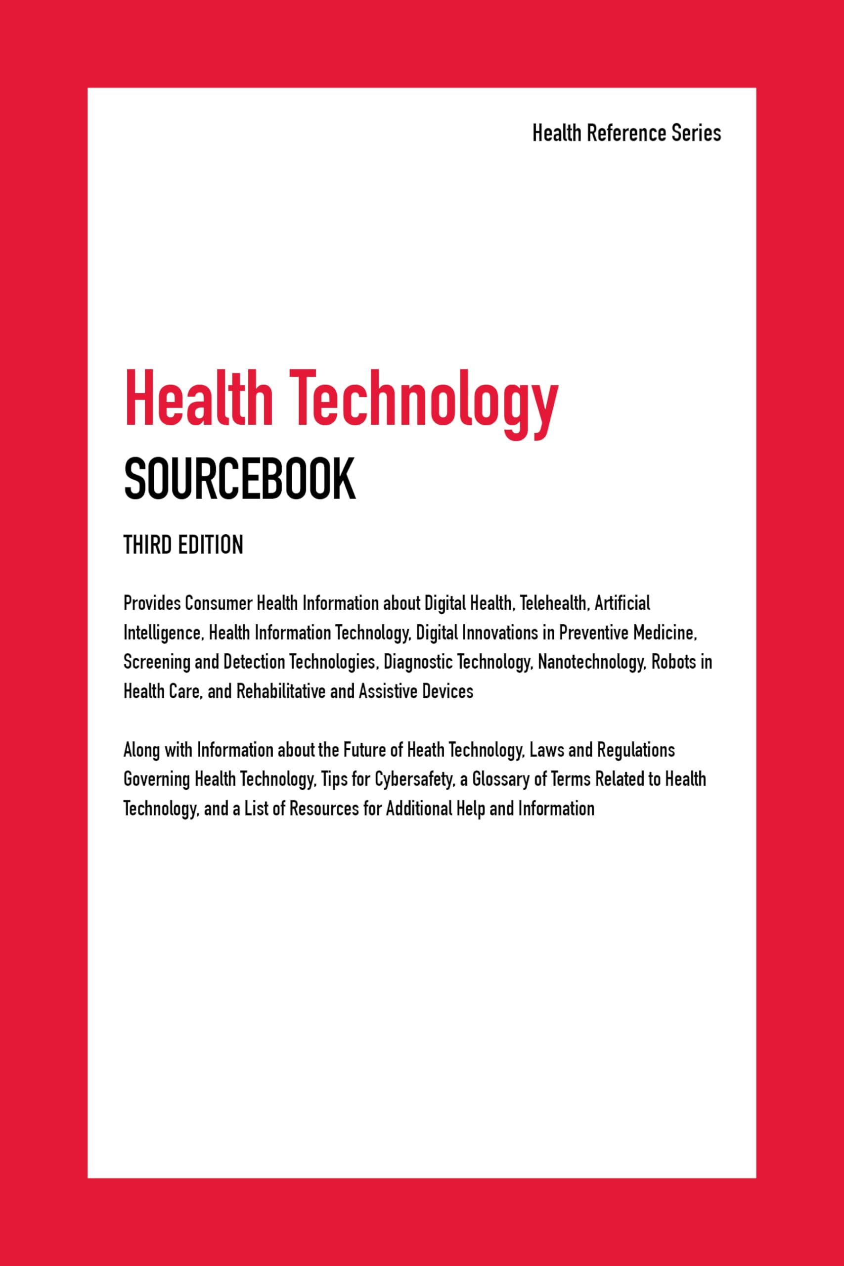 Buy Health Technology Sourcebook (Health Reference Series) — BookShops.in