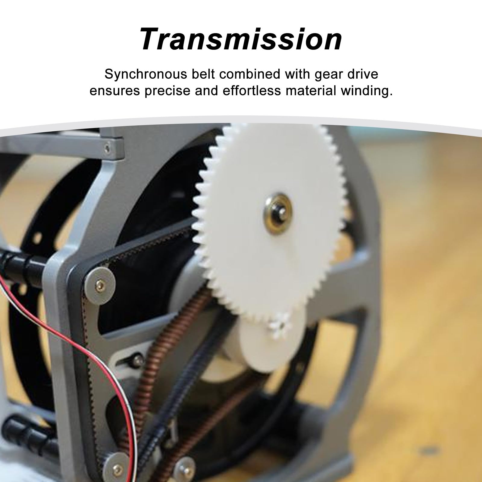 Bobinadora de bobina de filamento para bobinas de 1 kg, parada de arranque inteligente, control de tensión ajustable, accesorio de impresora 3D