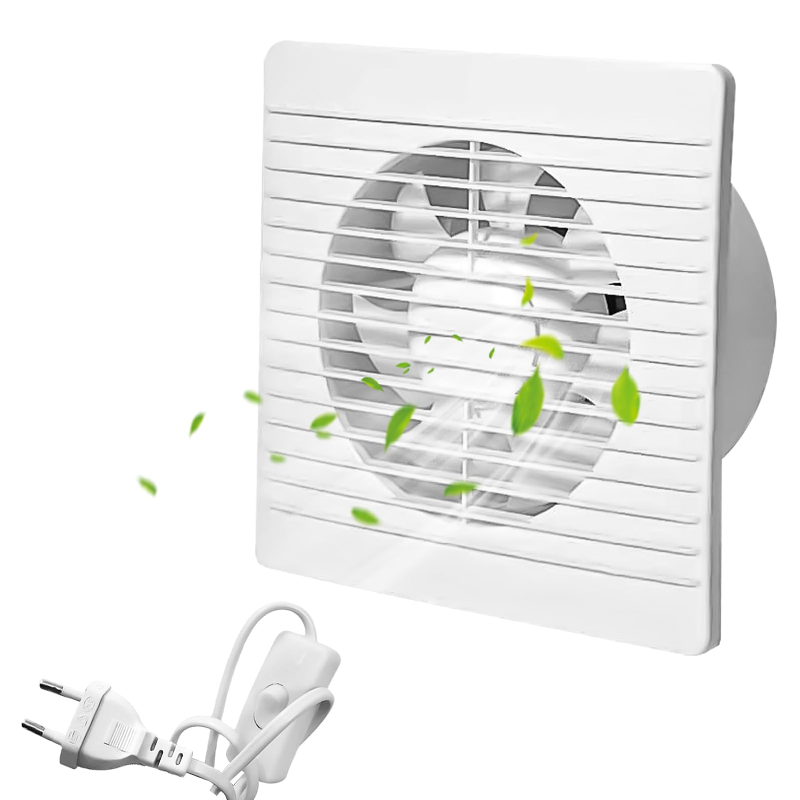 Ventilatore Da Bagno Ø100 Mm - Silenzioso, A Basso Consumo, Con Interruttore A Cavo, Per Eliminare Umidità E Odori - Foto 10