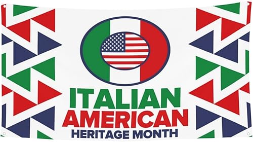 Miniatura 1 de Cartel del Mes de la Herencia Italiana Americana para patio, fiesta al aire libre, felicitaciones, bienvenida, hogar, pancartas de fotografía para