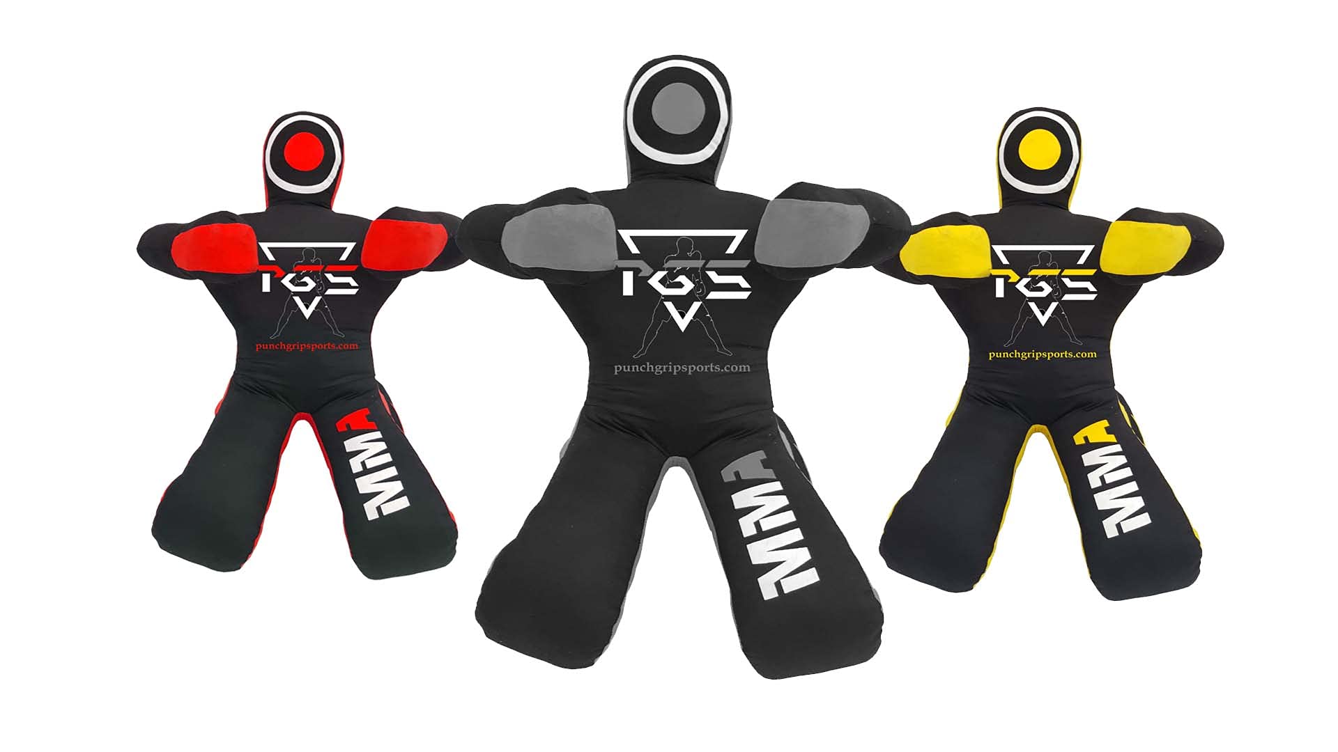 PGS Sports Brazilian JIU Jitsu Wrestling Dummy for Grappling -Submission Mixed Martial Arts MMA Training Punching Throwing Boxing Bag Practice Karate Judo Self Defense Sitting Position –UNFILLED