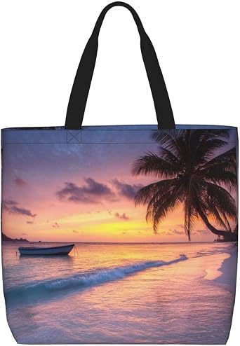 Tote Bag Reusable Grocery Bags Whale Tail Shopping Bags Large Capacity Casual Shoulder Handbag