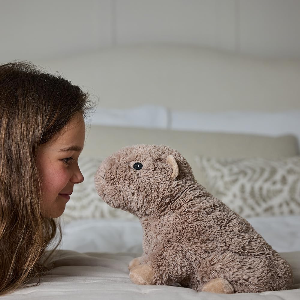Warmies Plüsch-Teddy Capybara, mikrowellengeeignet, mit französischem Lavendelduft, heiß oder kalt für kühle Entspannung und warme Linderung