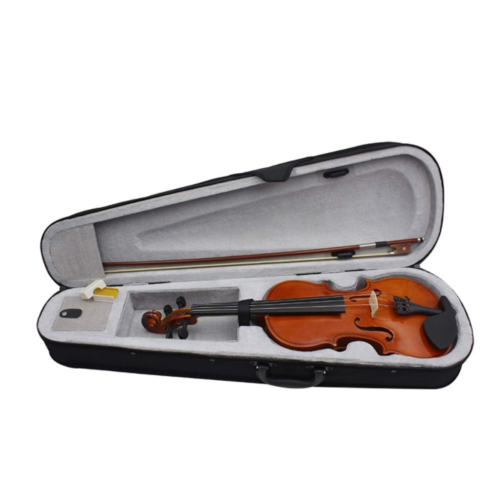Violino Standard da Studente, per Principianti, Violino Full Size Matte Student Violino Set for Principianti con Punto di apprendimento nella placca con Inserto (Size : 1/4)