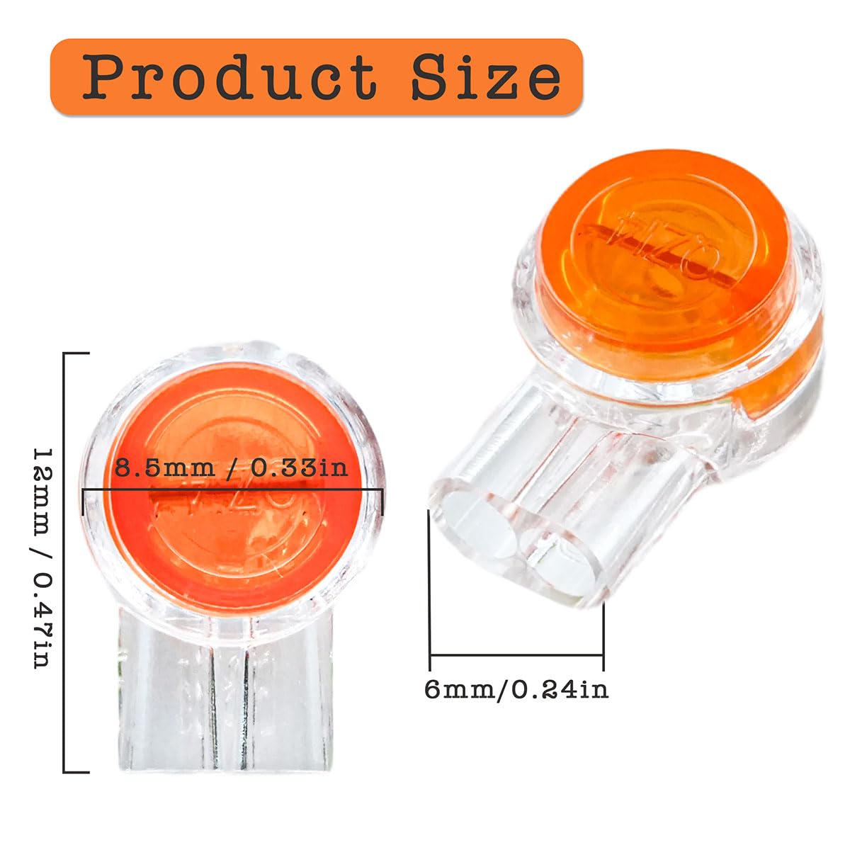 Selyse Pack of 200 UY Single Core Connectors K1 - Image 3