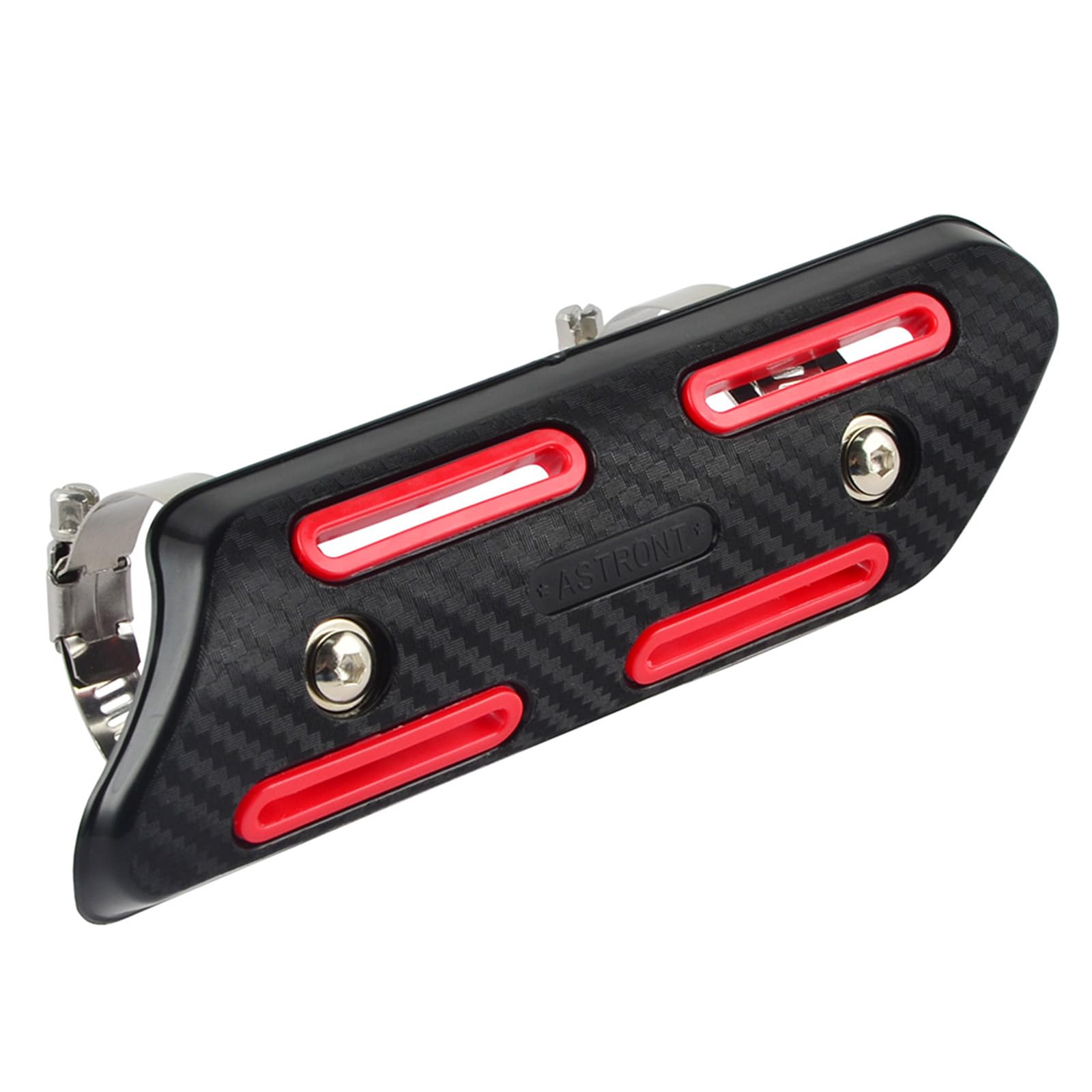 NICECNC Escudo térmico Universal de Escape de Motocicleta, 4 Tiempos, Compatible with Honda CRF250 CRF450 CRFX250 CRFX250 CRFX450, Suzuki RMZ250 RMZ400 RMX250 RMZ450